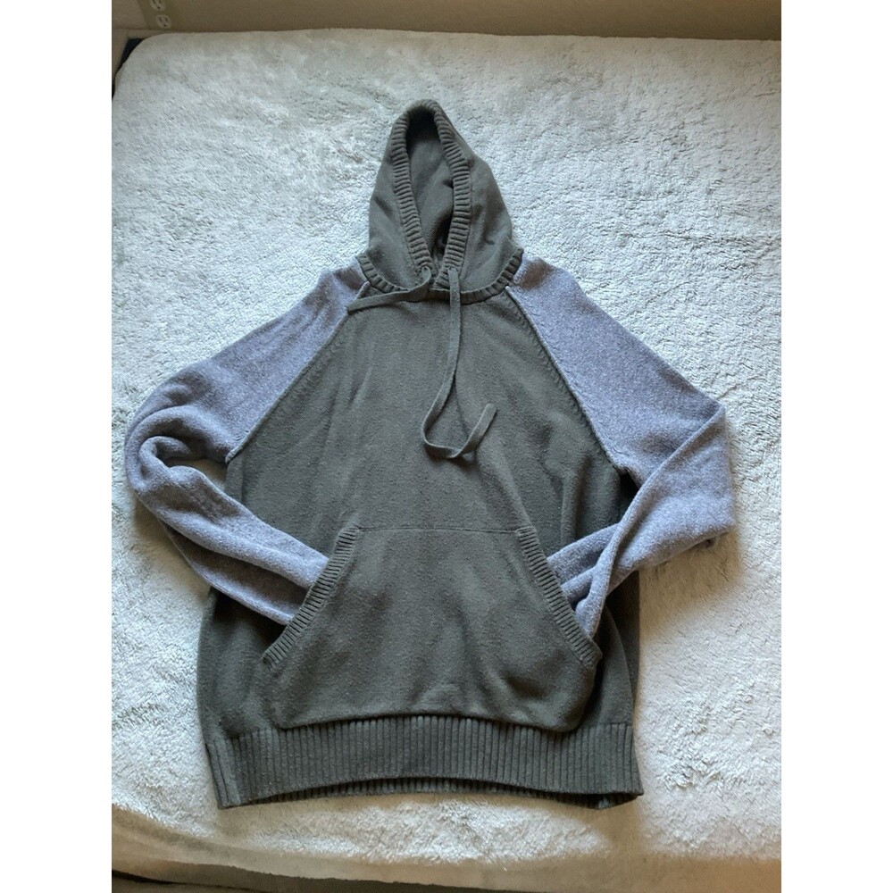 Goodiellow & Co Sweatshirt Mens Xl Colorblock Drawcord Hooded Pocket Pullover